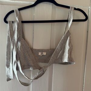 OZMA organic silk wrap bra